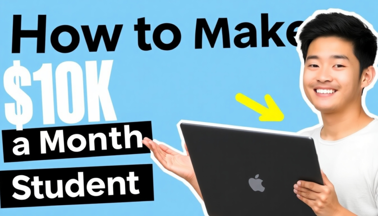 How to Make $10K a Month as a Student